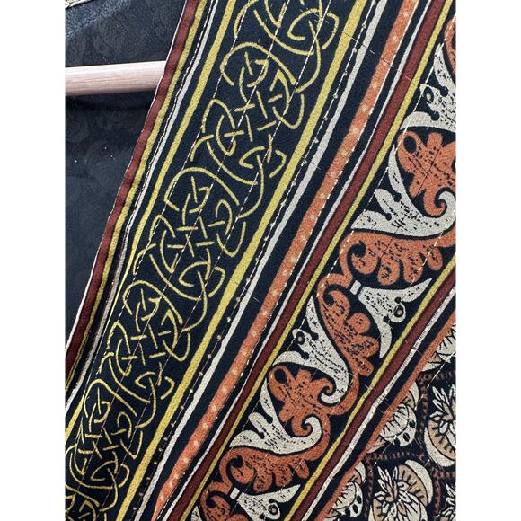 Avenue Blouse Women Large 14/16 Gold Black Witchy Goth Whimsigoth Top Fall Flowy - Picture 6 of 8